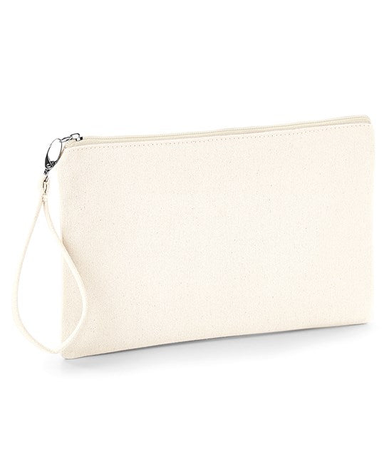 Canvas Wristlet Pouch