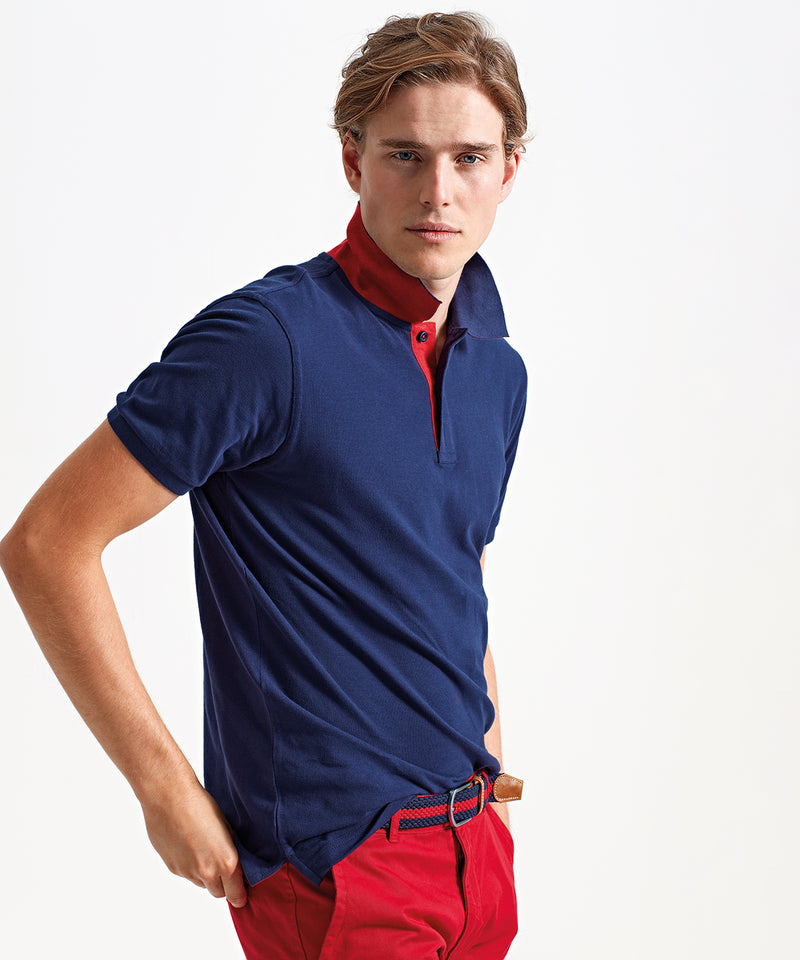 Men's Classic Fit Contrast Polo