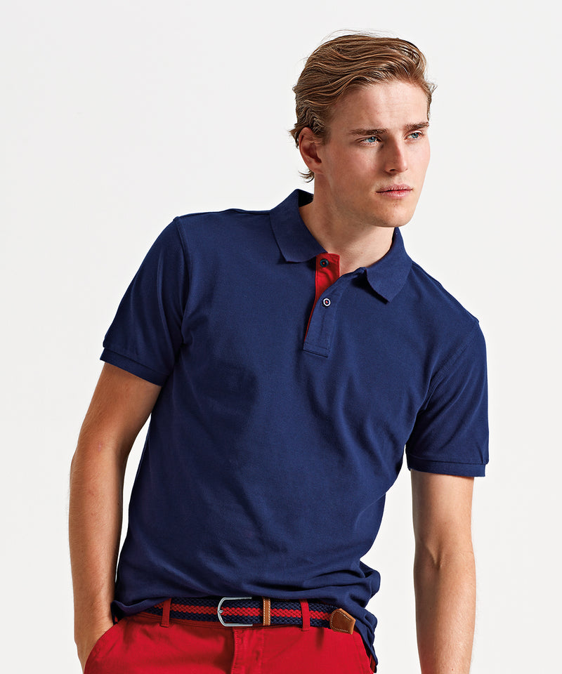 Men's Classic Fit Contrast Polo