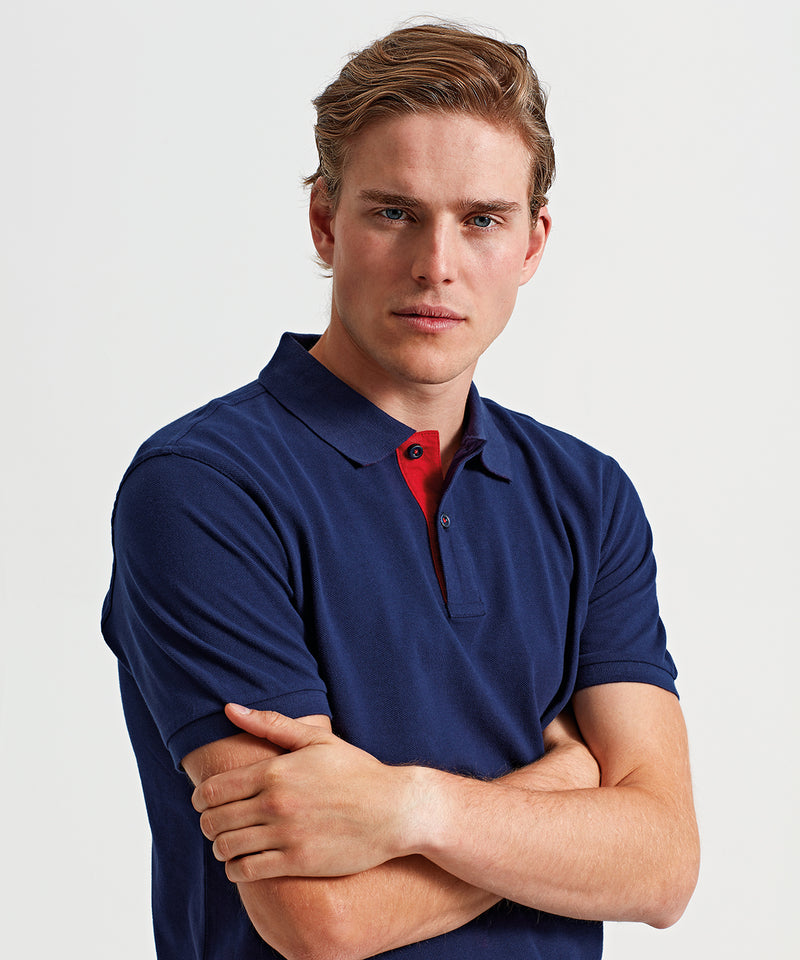 Men's Classic Fit Contrast Polo