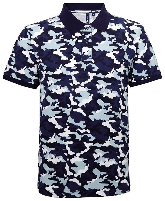 Men's Camo Piqué Polo