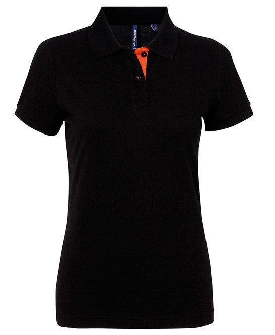 Women's Contrast Polo