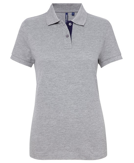 Women's Contrast Polo