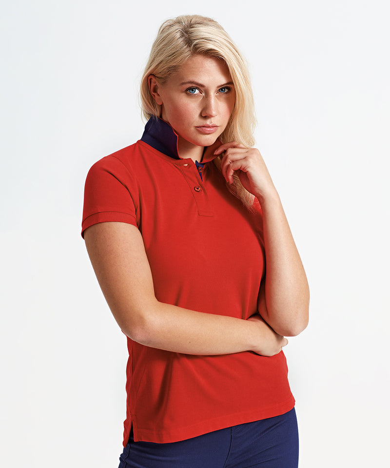 Women's Contrast Polo