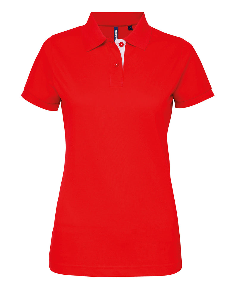 Women's Contrast Polo