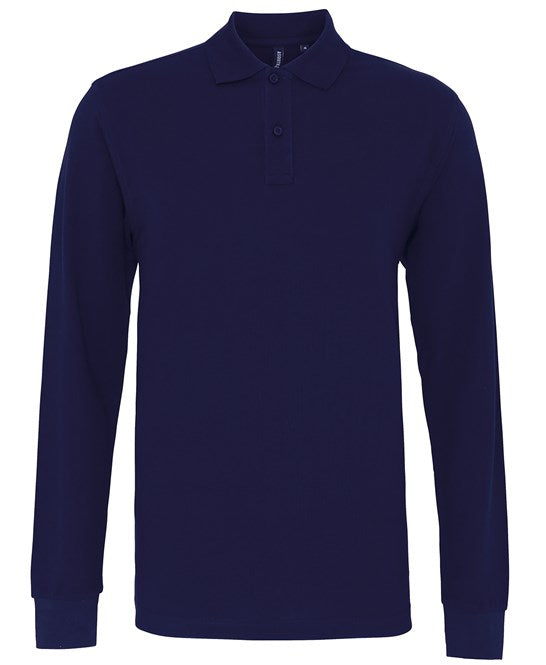 Men's Classic Fit Long Sleeved Polo