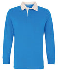 Men's Classic Fit Long Sleeved Vintage Rugby Shirt