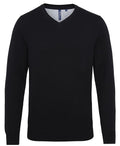 Men's Cotton Blend V-Neck Sweater