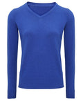 Women's Cotton Blend V-Neck Sweater