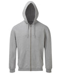 Men's Coastal Vintage Wash Loop Back Zip Through Hoodie