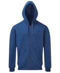 Men's Coastal Vintage Wash Loop Back Zip Through Hoodie