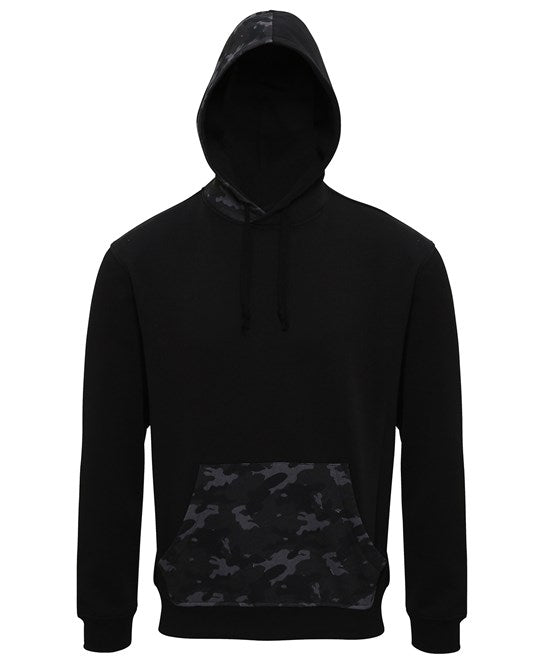 Men's Camo Trimmed Hoodie