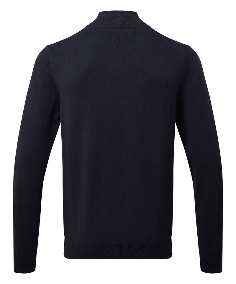 Men's Cotton Blend ¼ Zip Sweater