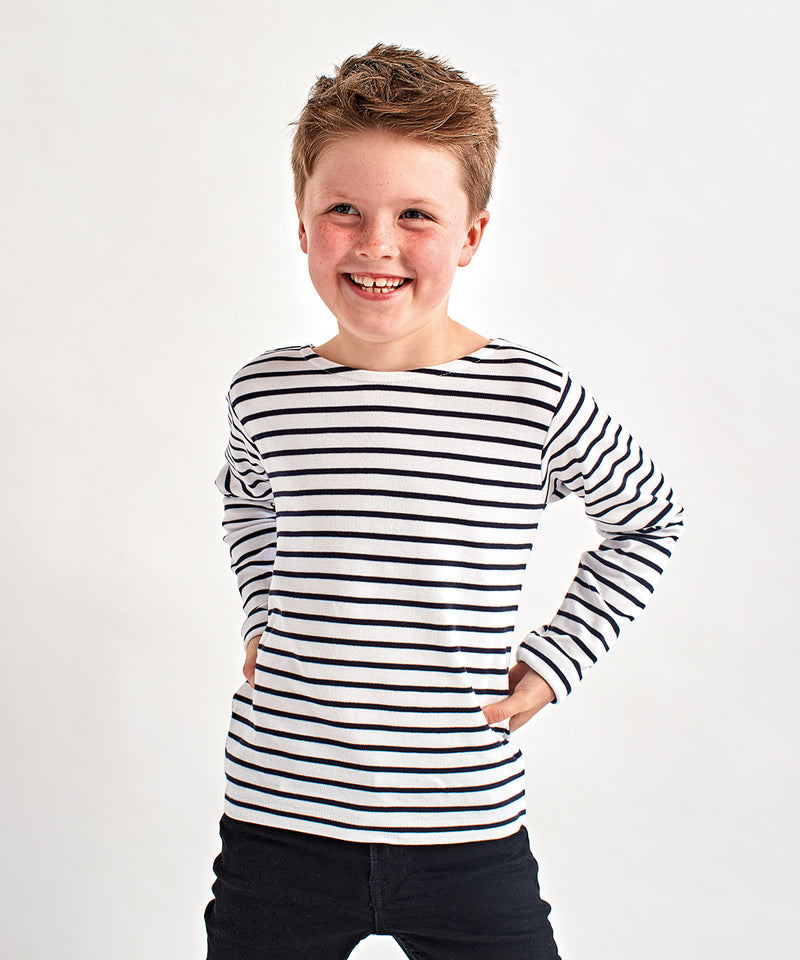 Kids Marinière Coastal Long Sleeve Tee