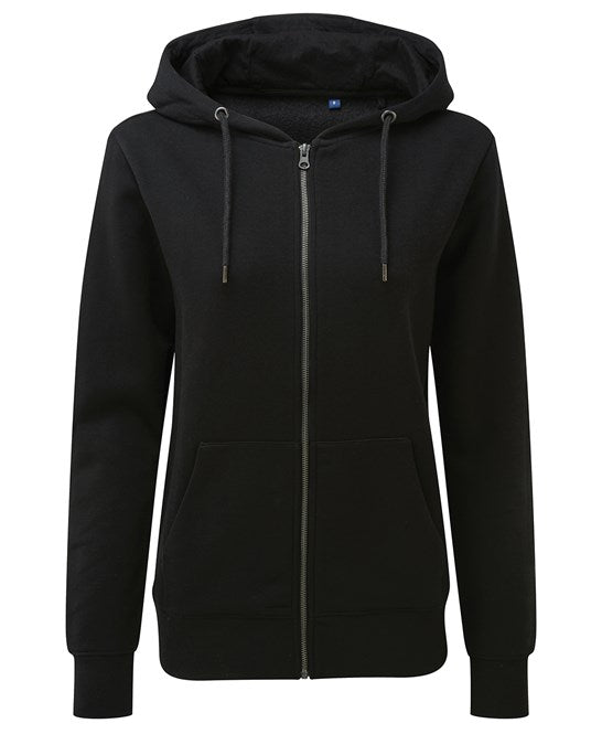 Women's Zip-Through Organic Hoodie