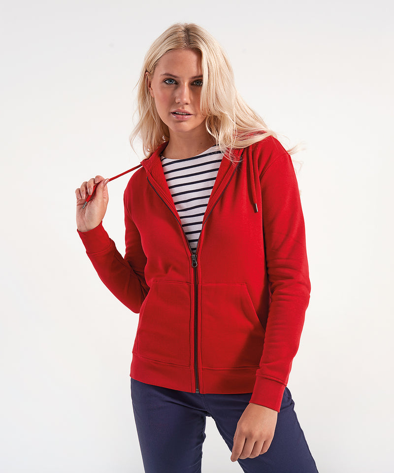 Women's Zip-Through Organic Hoodie