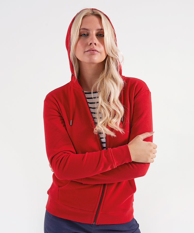 Women's Zip-Through Organic Hoodie