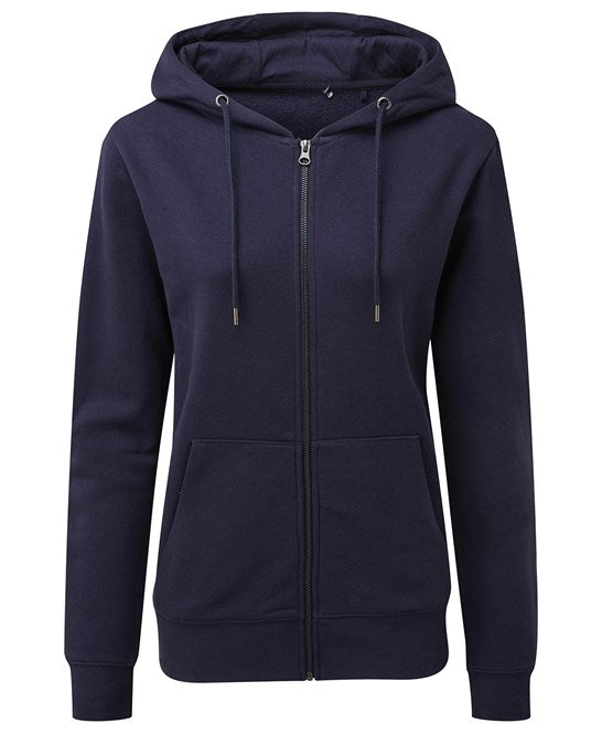 Women's Zip-Through Organic Hoodie