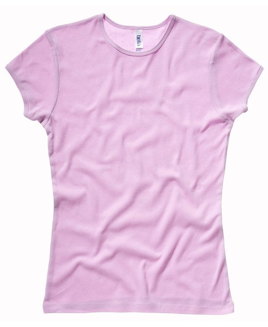 Baby Rib Short Sleeve Crew Neck T-Shirt