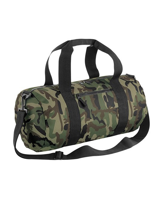 Camo Barrel Bag