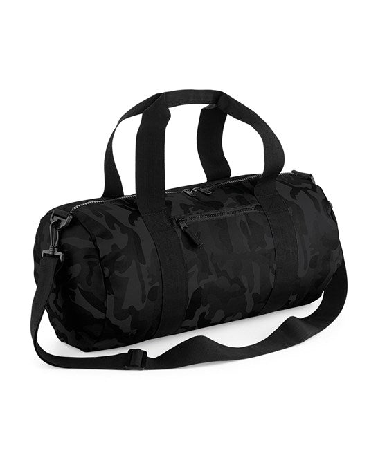 Camo Barrel Bag