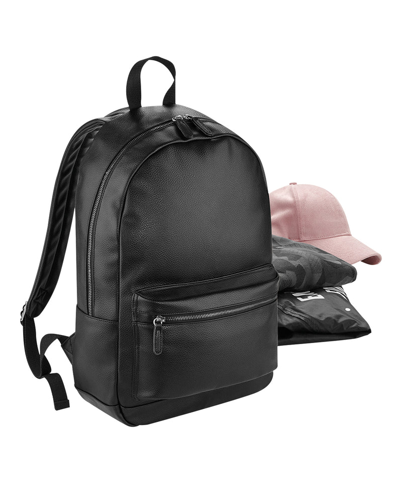 Faux Leather Fashion Backpack