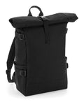 Block Roll-Top Backpack