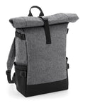 Block Roll-Top Backpack