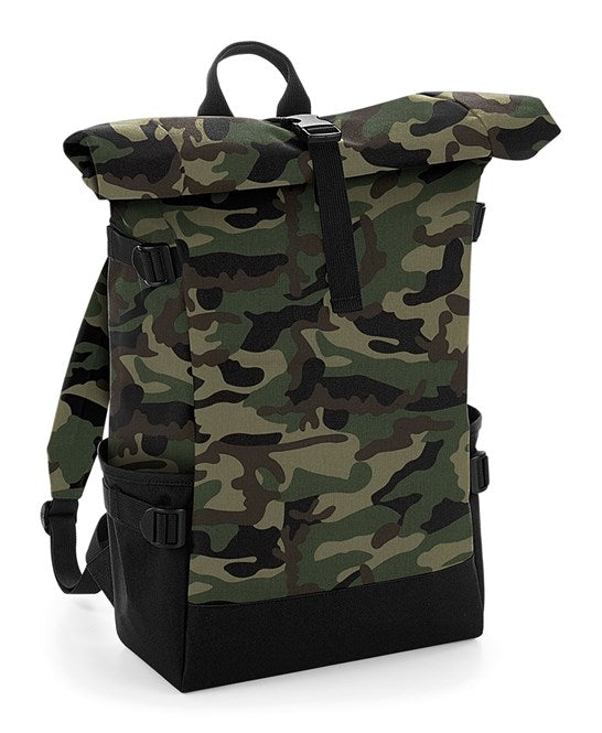 Block Roll-Top Backpack