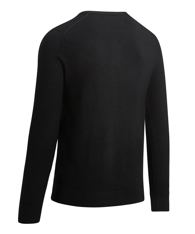 Ribbed V-Neck Merino Sweater