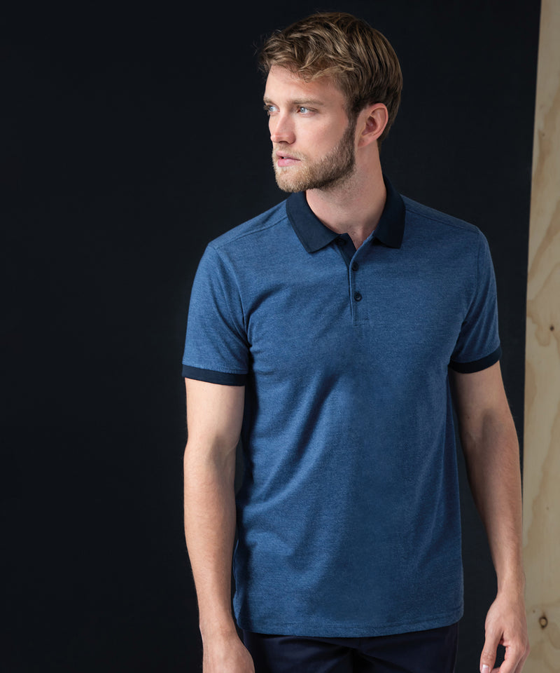 Contrast Triblend Polo Shirt