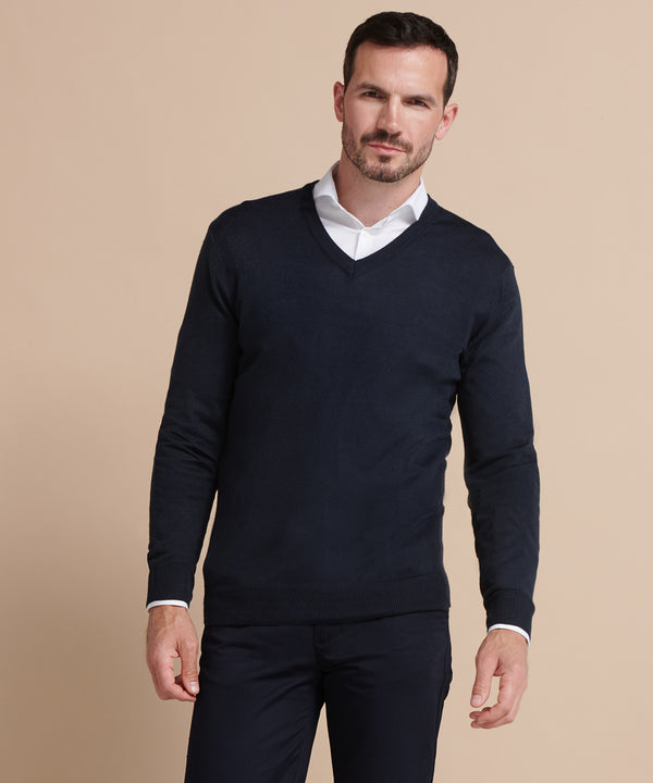 Cashmere Touch Acrylic V-Neck Jumper