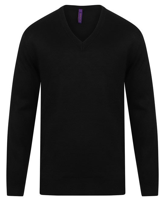 Cashmere Touch Acrylic V-Neck Jumper