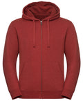 Authentic Melange Zipped Hood Sweatshirt