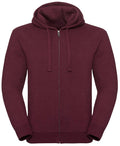 Authentic Melange Zipped Hood Sweatshirt