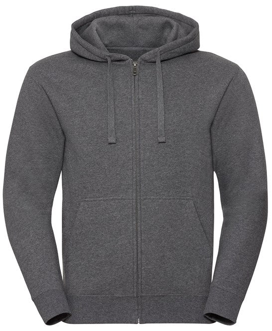 Authentic Melange Zipped Hood Sweatshirt