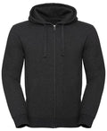 Authentic Melange Zipped Hood Sweatshirt