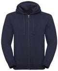 Authentic Melange Zipped Hood Sweatshirt