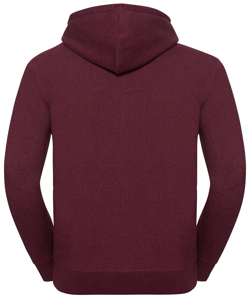 Authentic Melange Zipped Hood Sweatshirt