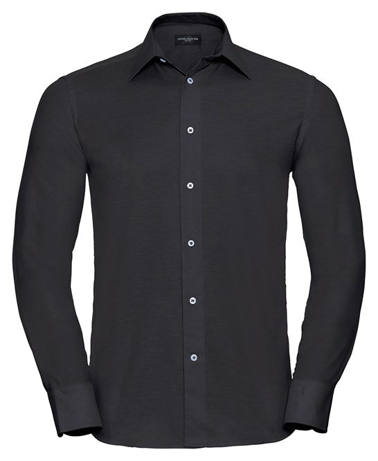 Long Sleeve Easycare Tailored Oxford Shirt