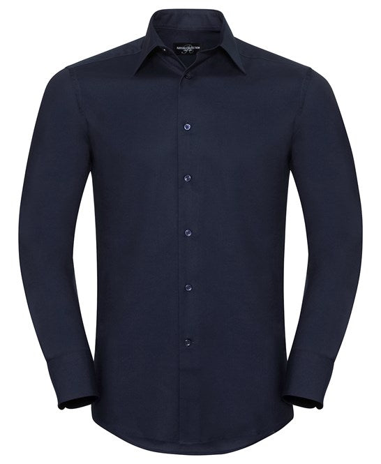 Long Sleeve Easycare Tailored Oxford Shirt