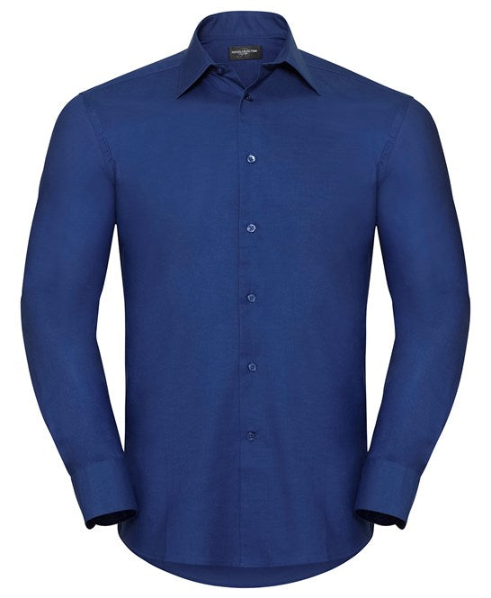 Long Sleeve Easycare Tailored Oxford Shirt