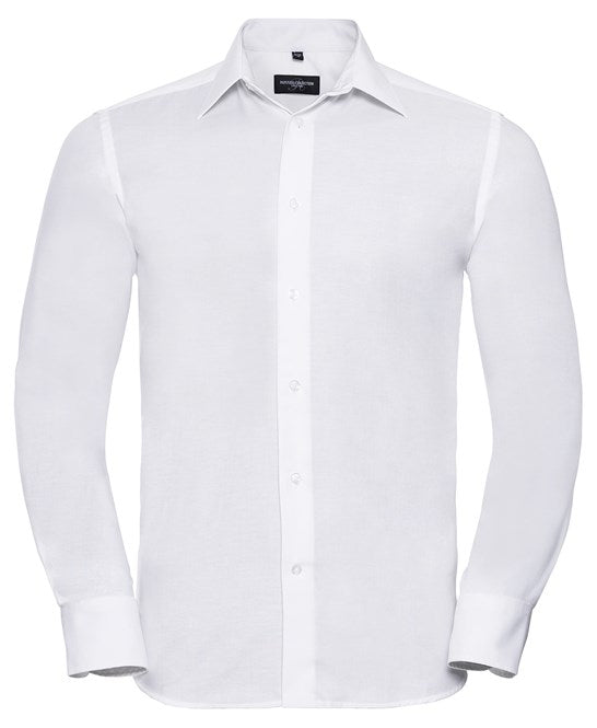 Long Sleeve Easycare Tailored Oxford Shirt