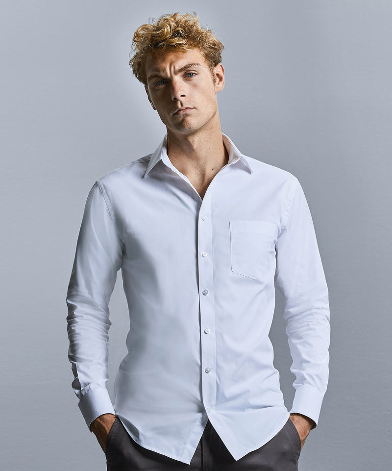 Long Sleeve Tailored Coolmax® Shirt