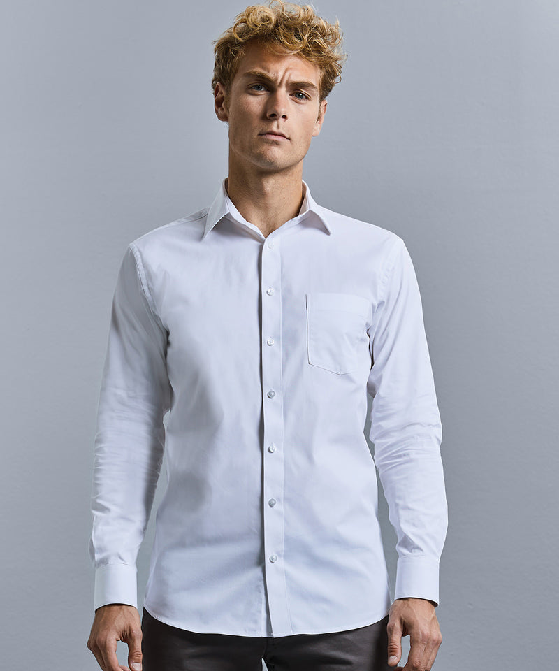 Long Sleeve Tailored Coolmax® Shirt