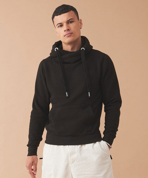 Cross Neck Hoodie