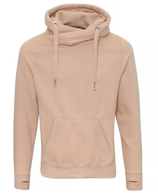 Cross Neck Hoodie