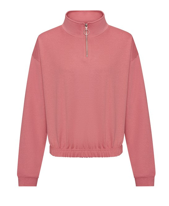 Women's Cropped 1/4 Zip Sweat