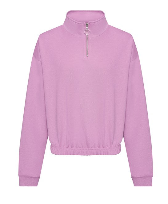 Women's Cropped 1/4 Zip Sweat