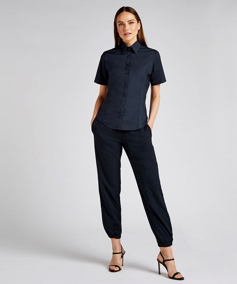 Business Blouse Short-Sleeved (Tailored Fit)